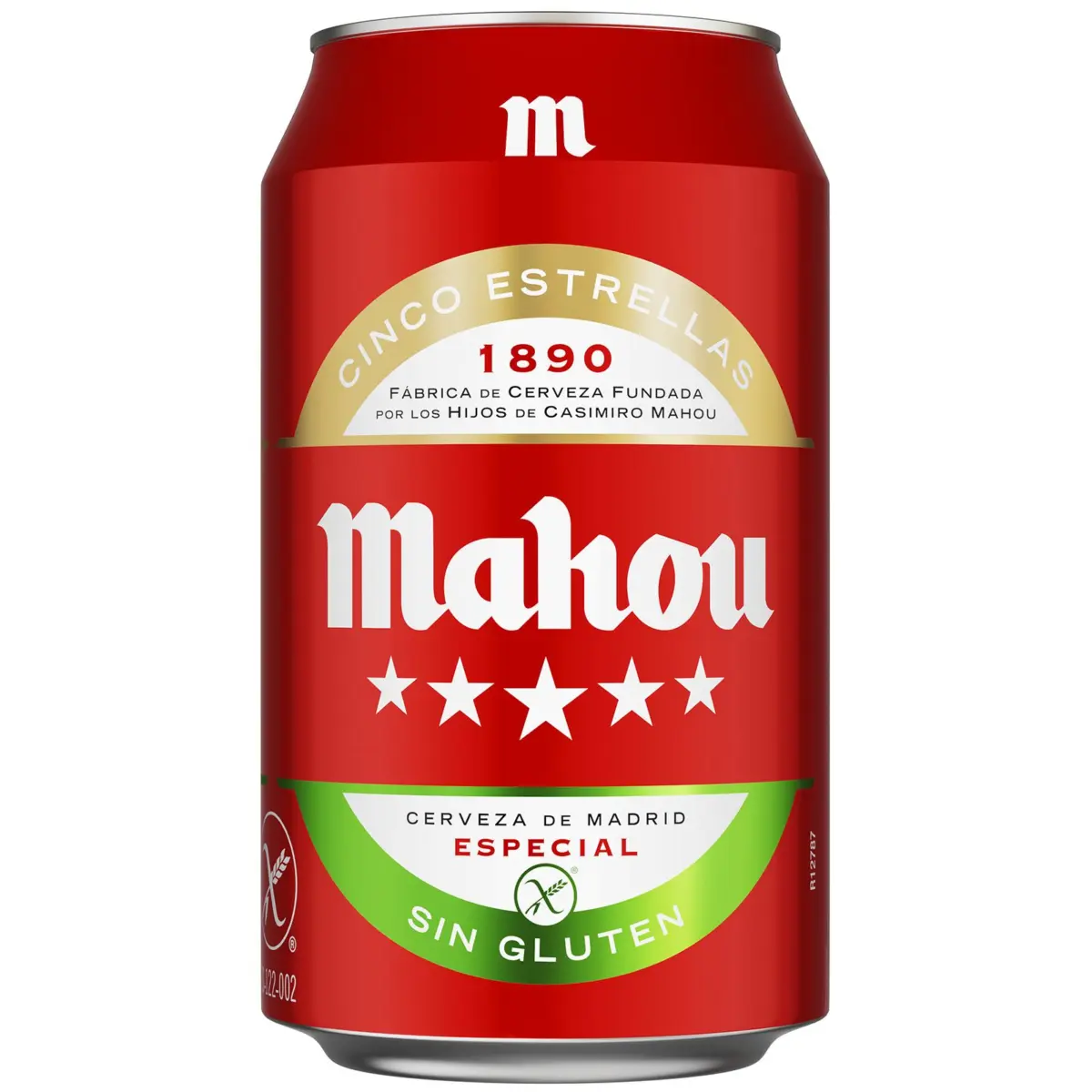 Glutenfreies Bier Dose Mahou 5 Estr
