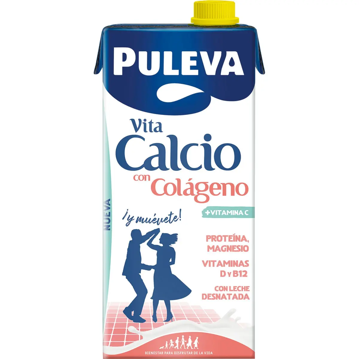 Magermilch mit Calcium und Kollagen Puleva