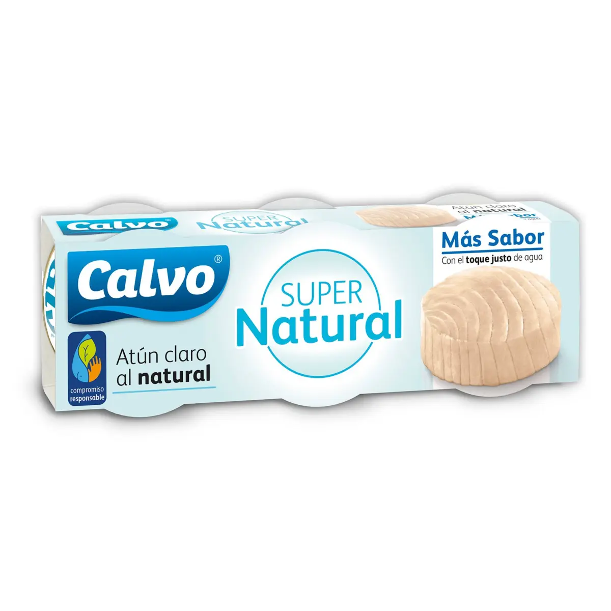 Thon clair Supernatural, lot de 3 Calvo