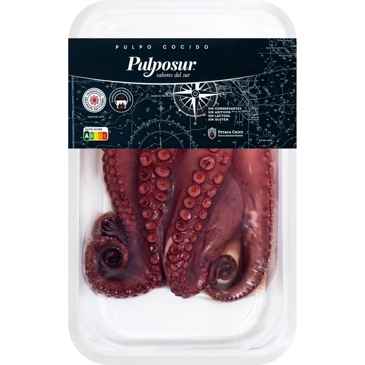 Medio Pulpo Cocido Pulposur