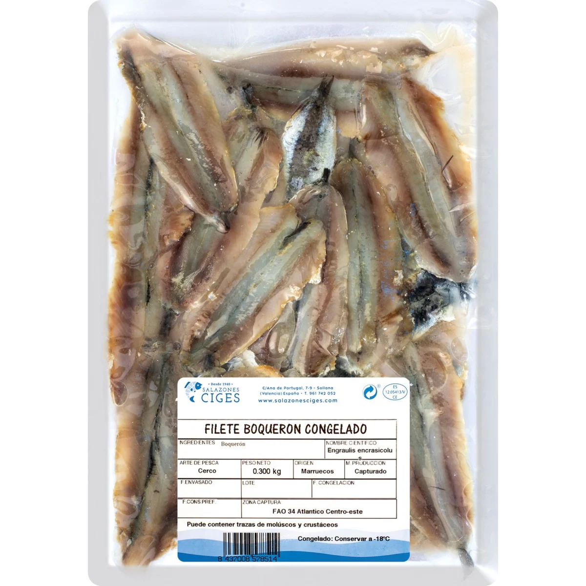 Filet d’anxova net