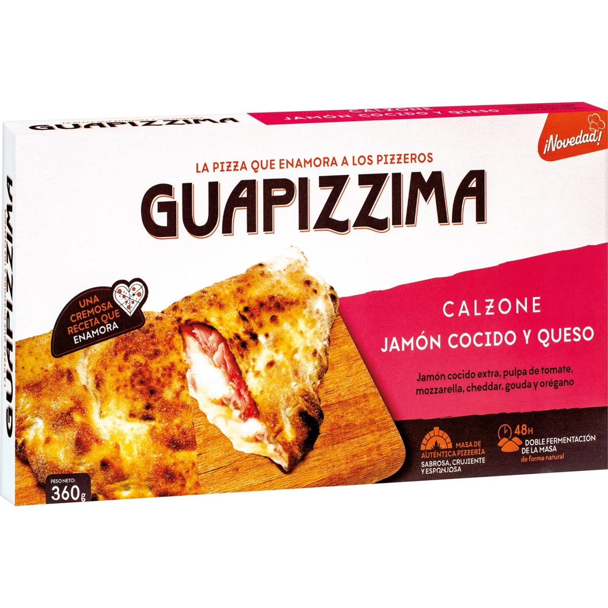 Calzone jambon et fromage Guapizzima