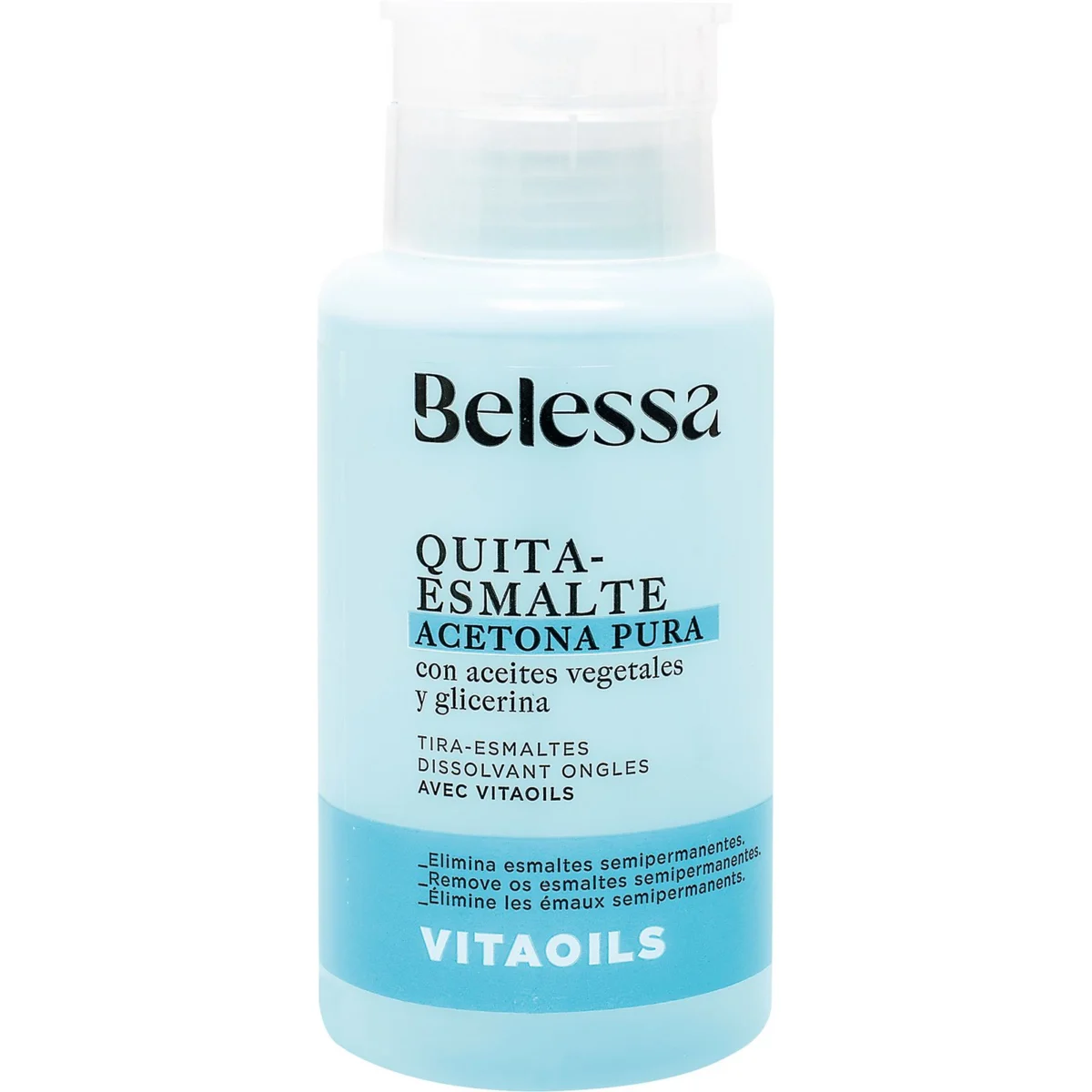 Nagellackentferner mit reinem Aceton Belessa