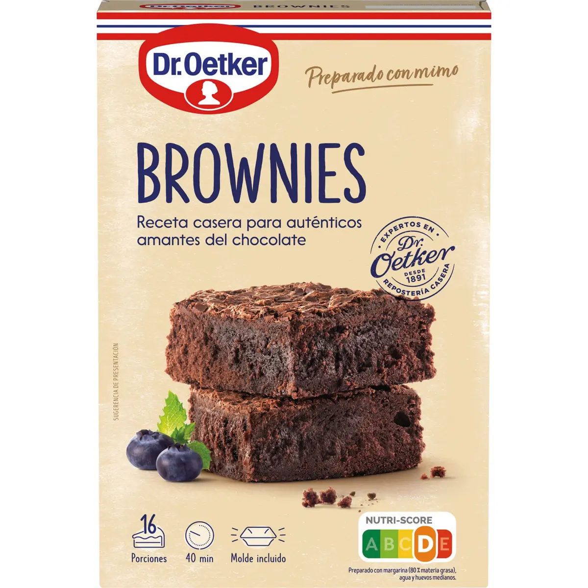 Préparation pour brownies Dr.oetker