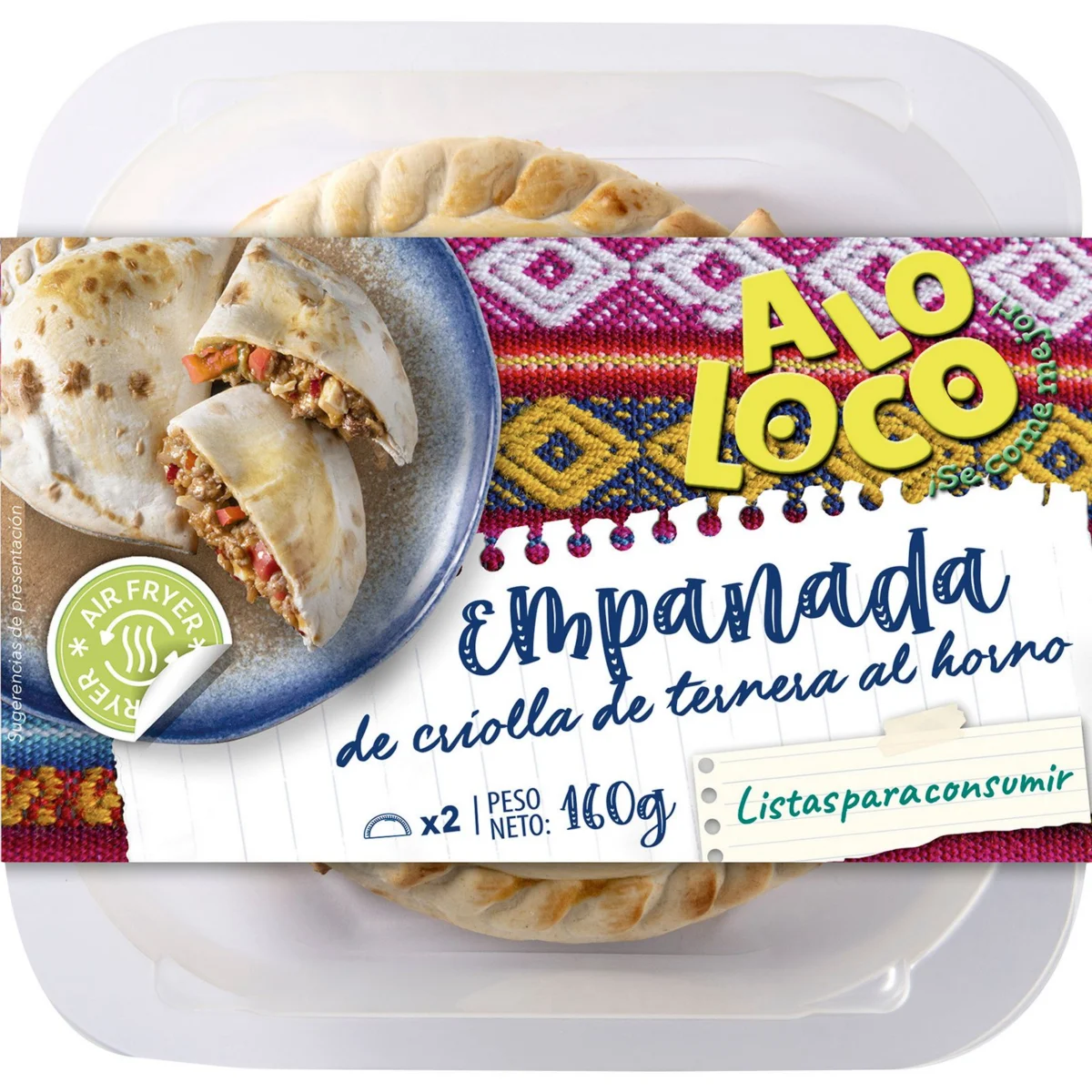 Empanada mit kreolischer Rindfleischfüllung, 2 St.