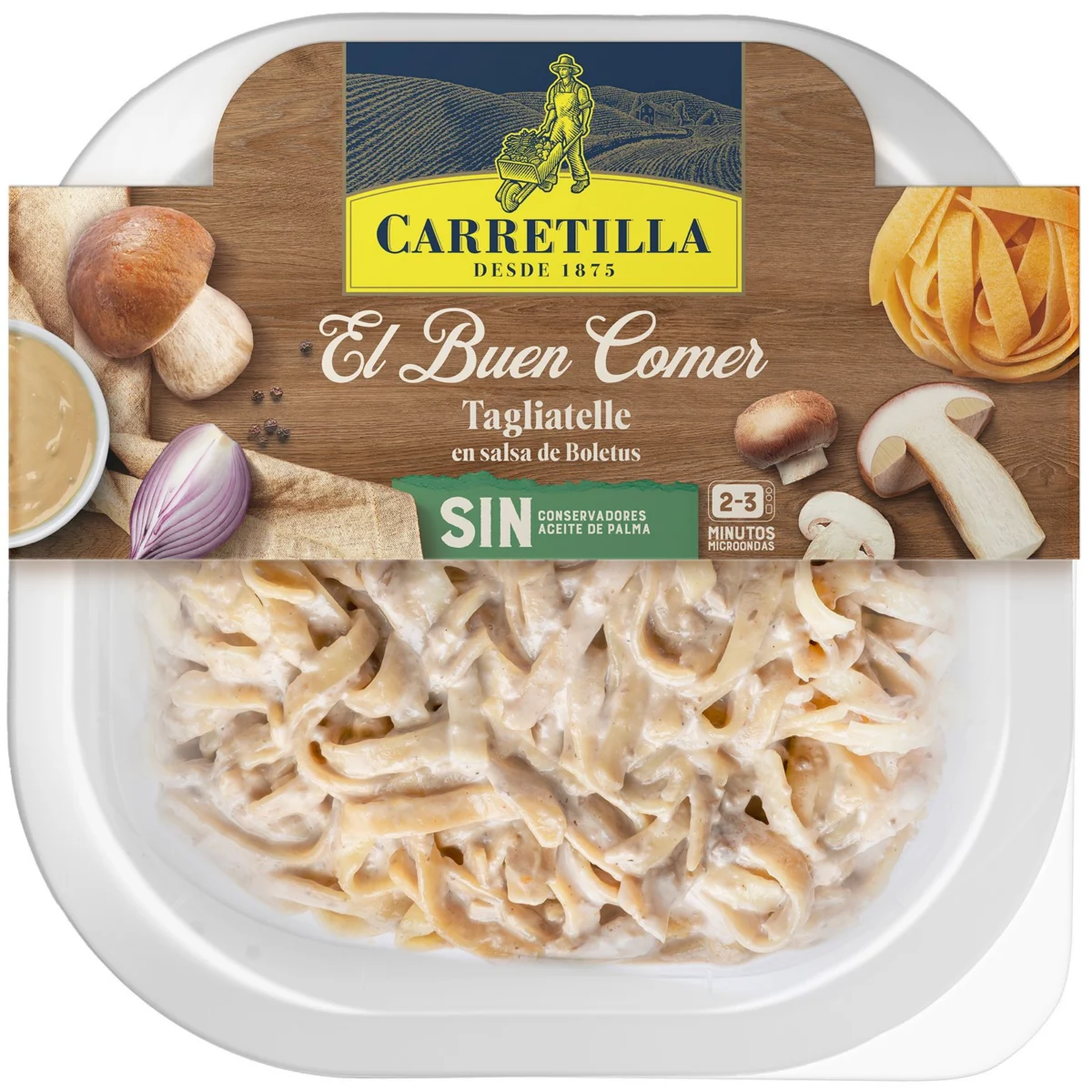Tagliatelle con Salsa de Boletus Carretilla