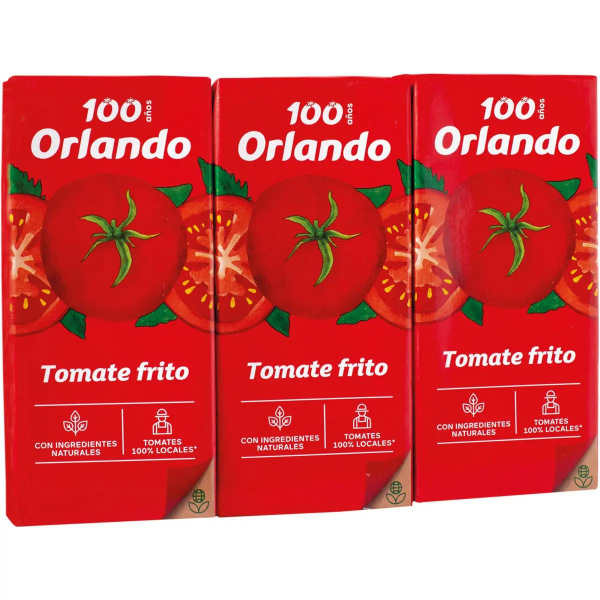 Tomate frite, lot de 3 Orlando
