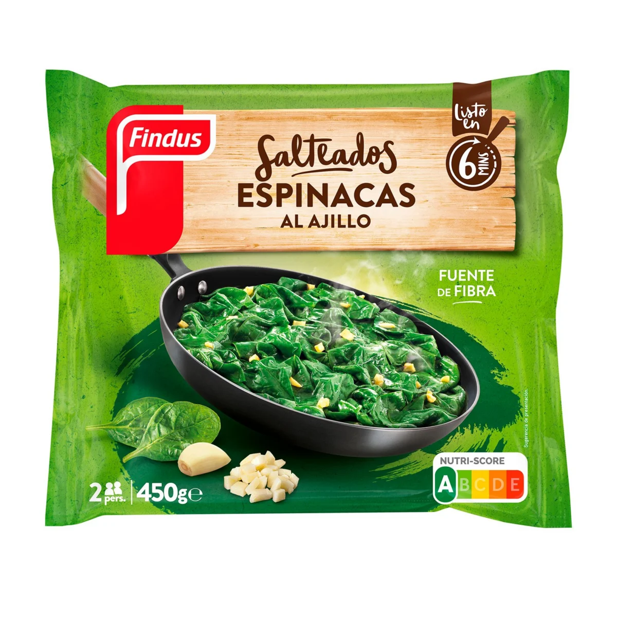 Épinards sautés à l’ail Findus