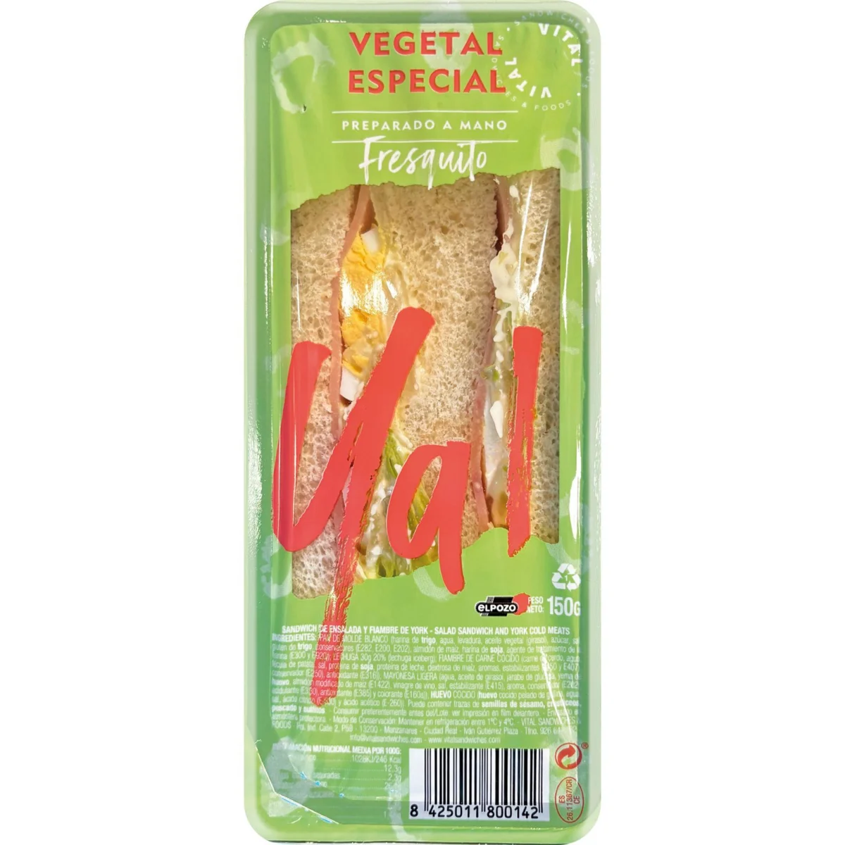 Special veggie sandwich