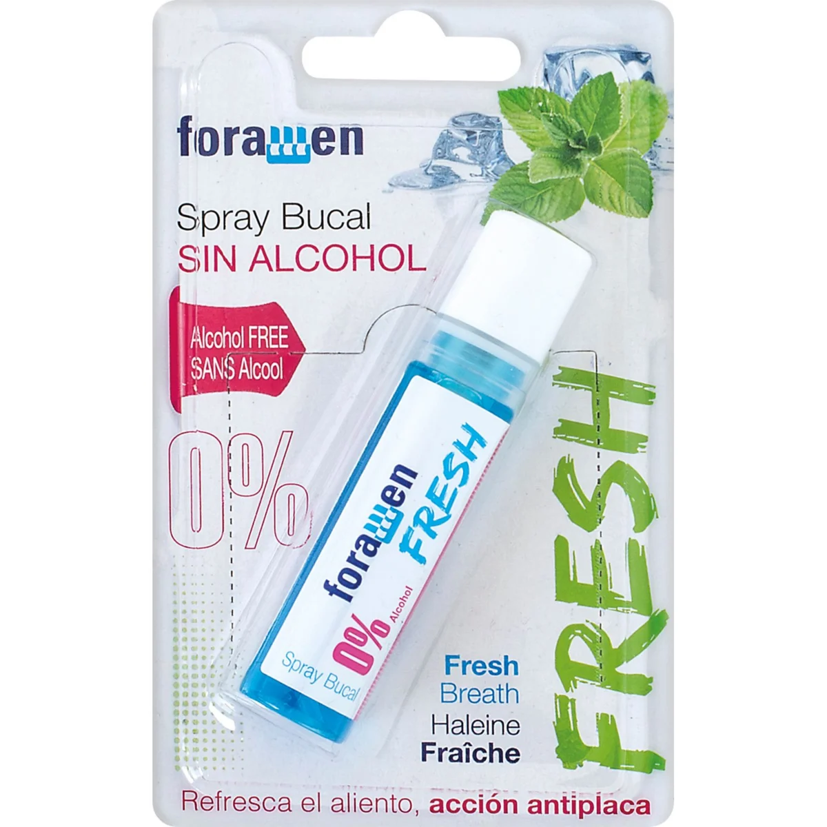Spray Bucal Fresh Sin Alcohol Foramen