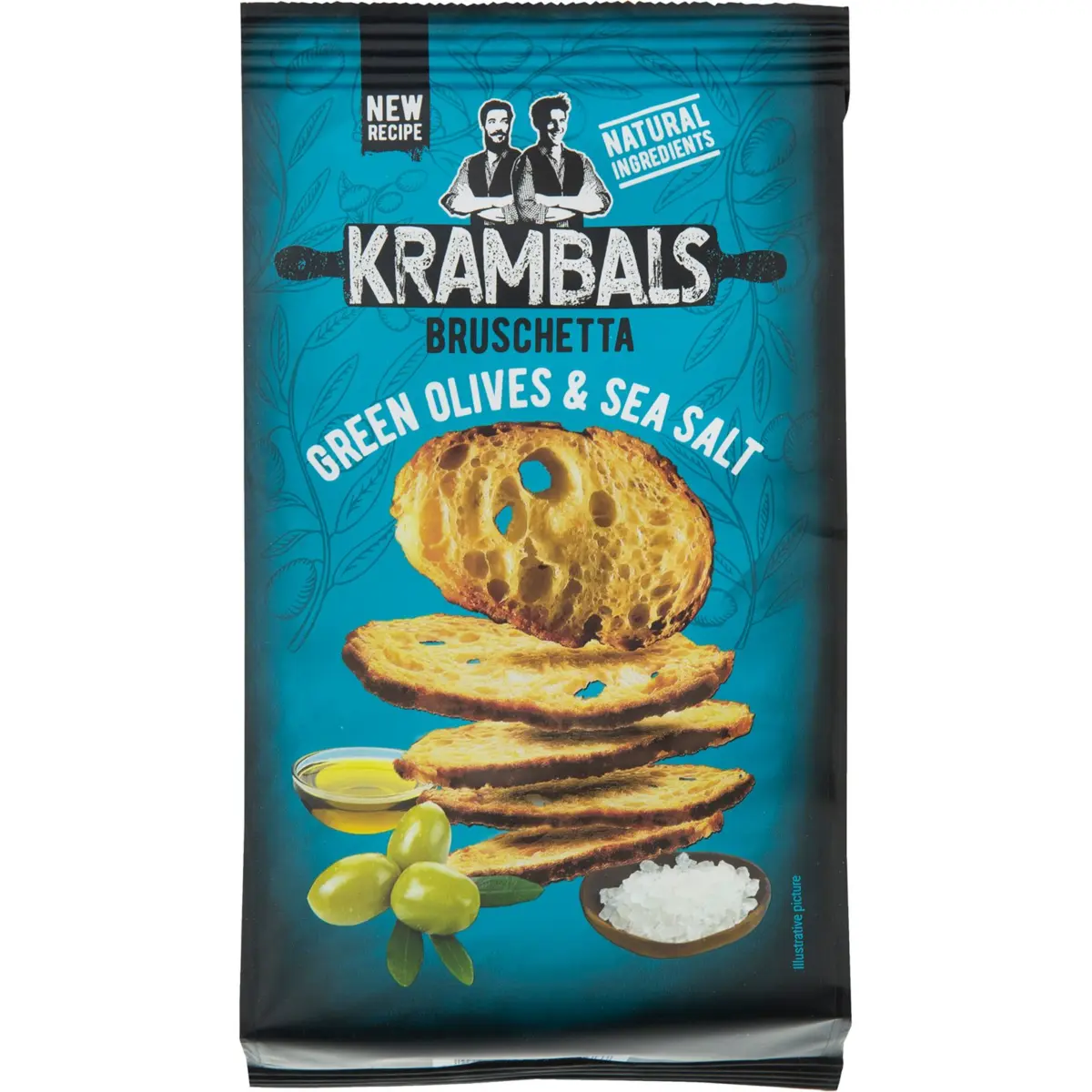 Bruscheta Olivas & Sea Sal Krambals