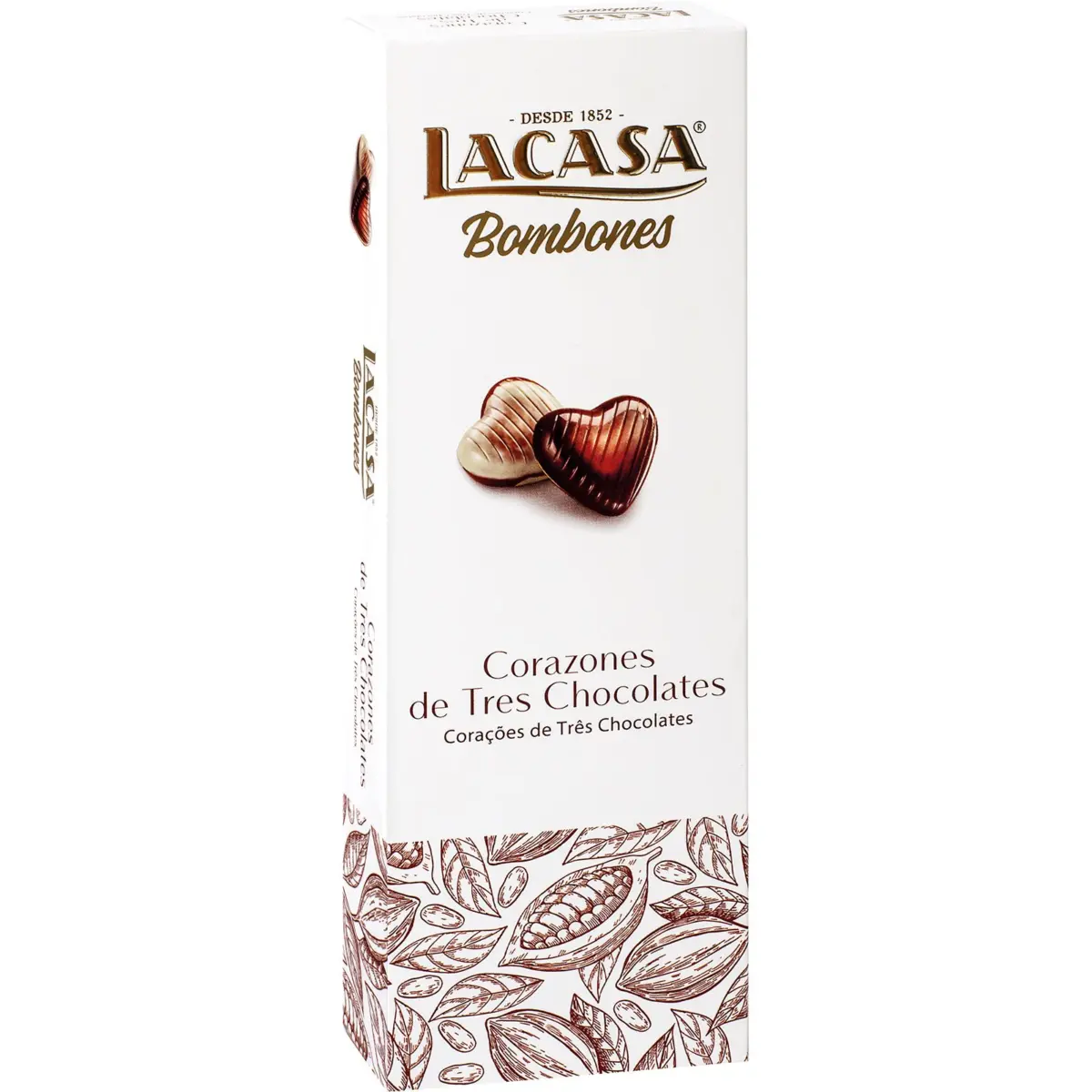 Bombones Corazón 3 Chocolates La Casa