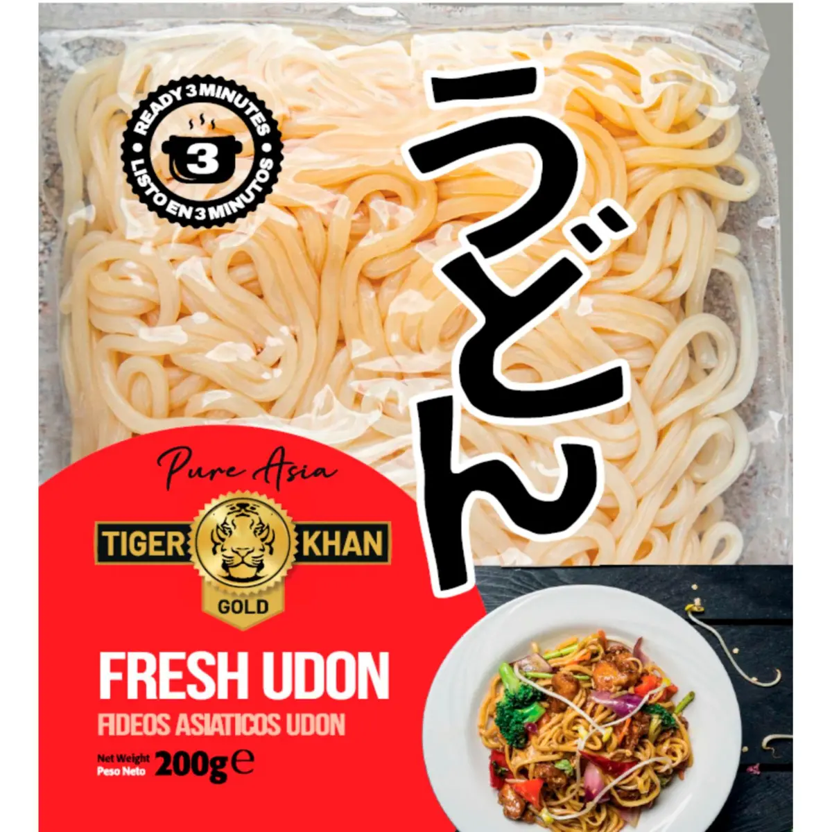 Frische Udon-Nudeln Tiger Khan