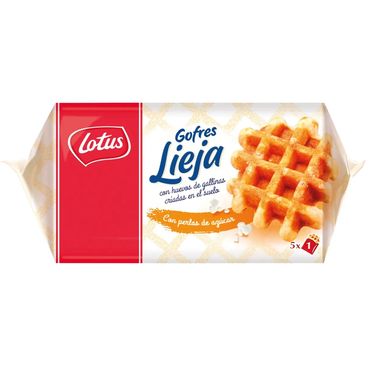 Liège waffles with pearl sugar Lotus