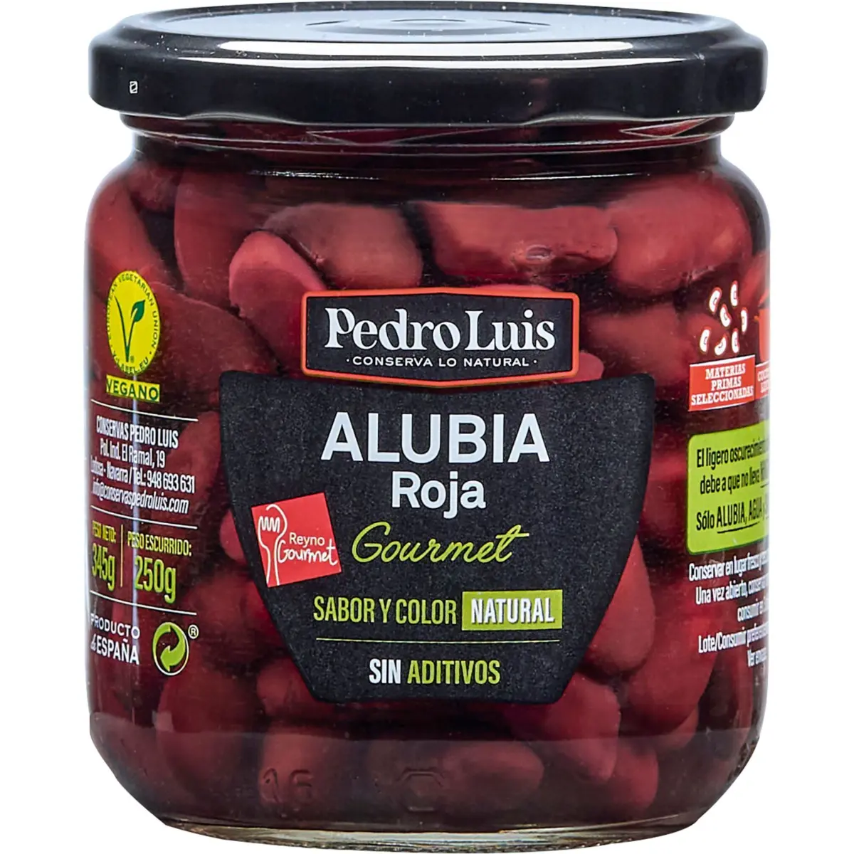 Haricots rouges en bocal Pedro Luis
