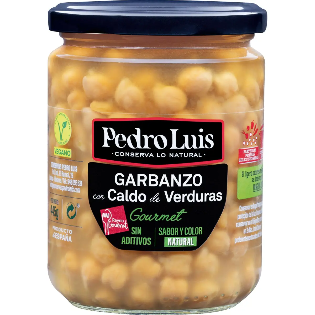 Нут Pedrosillano в овощном бульоне Pedro Luis