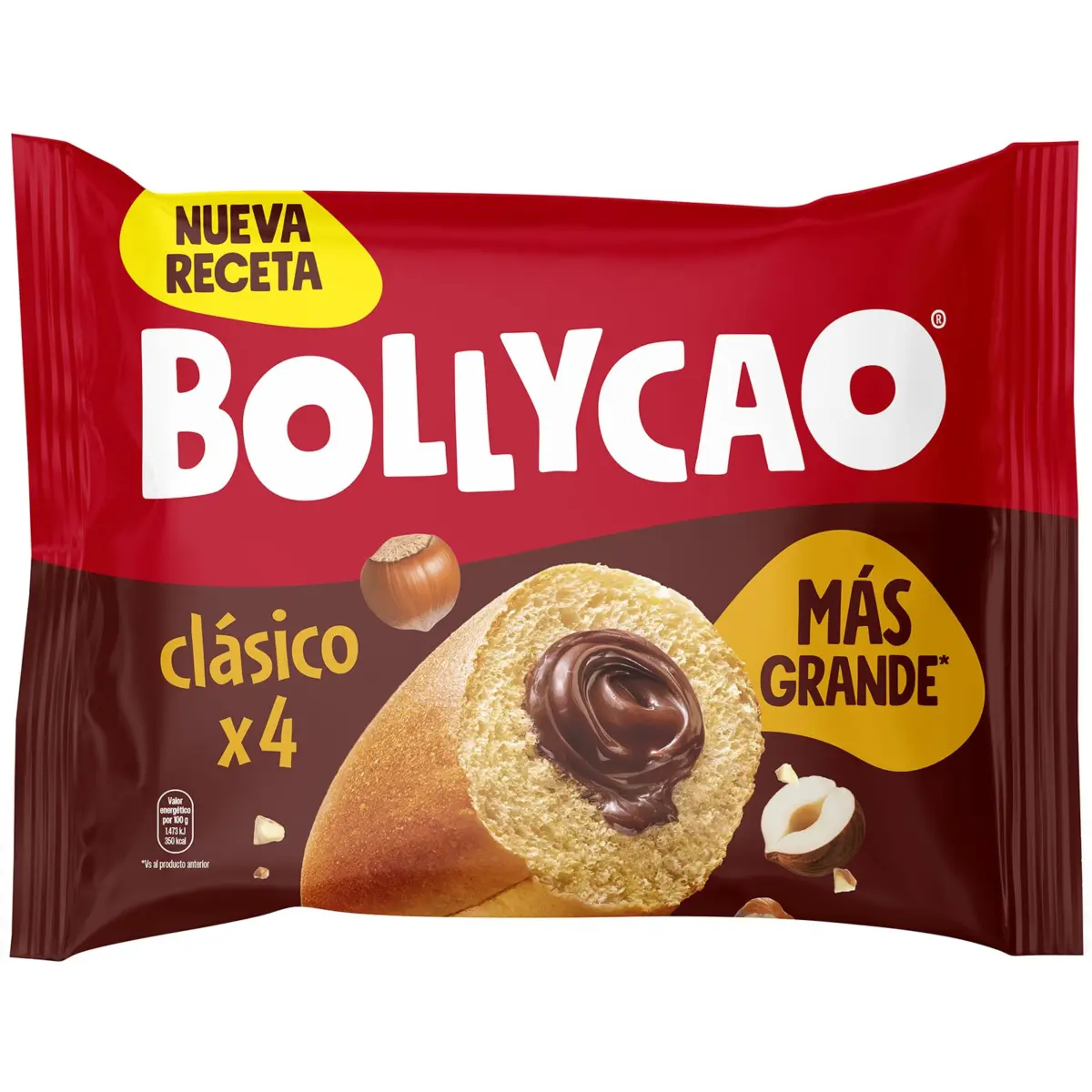 Bollycao au cacao, pack de 4 unités Bimbo