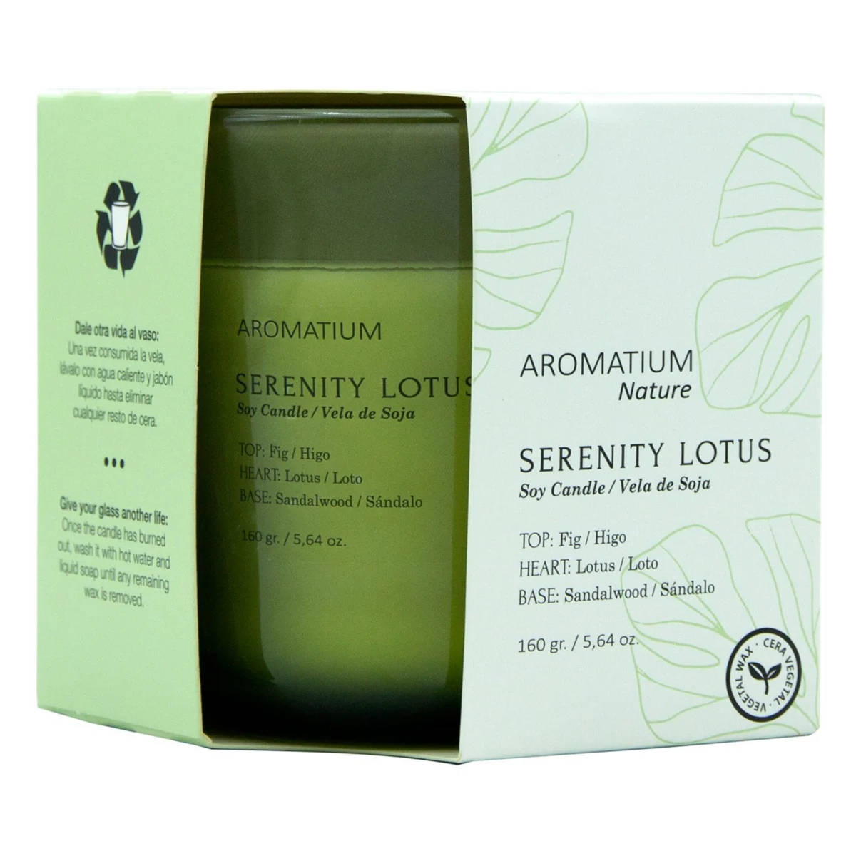 Scented candle Lotus Aromatium