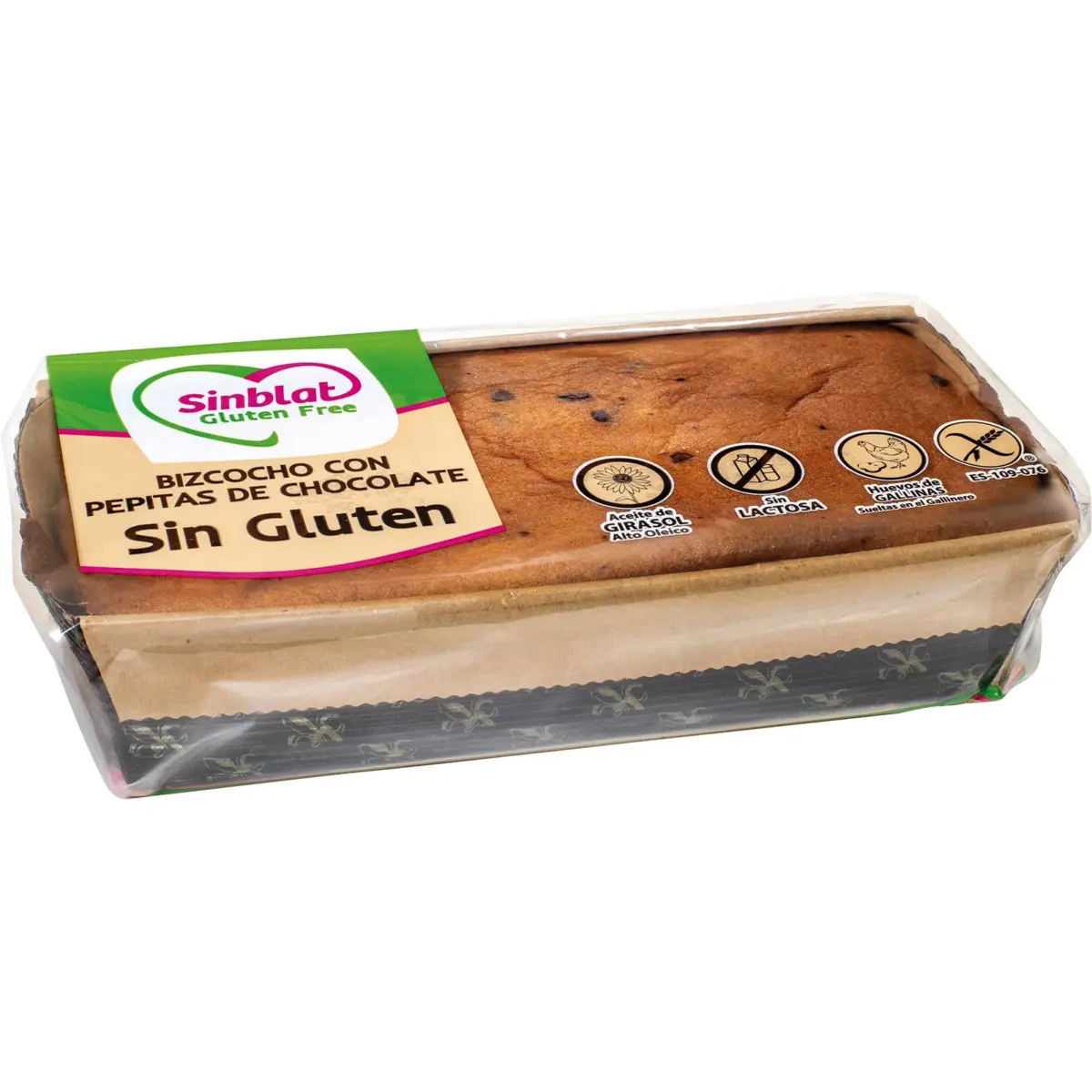 Gluten-free sponge cake with chocolate chips Sinblat