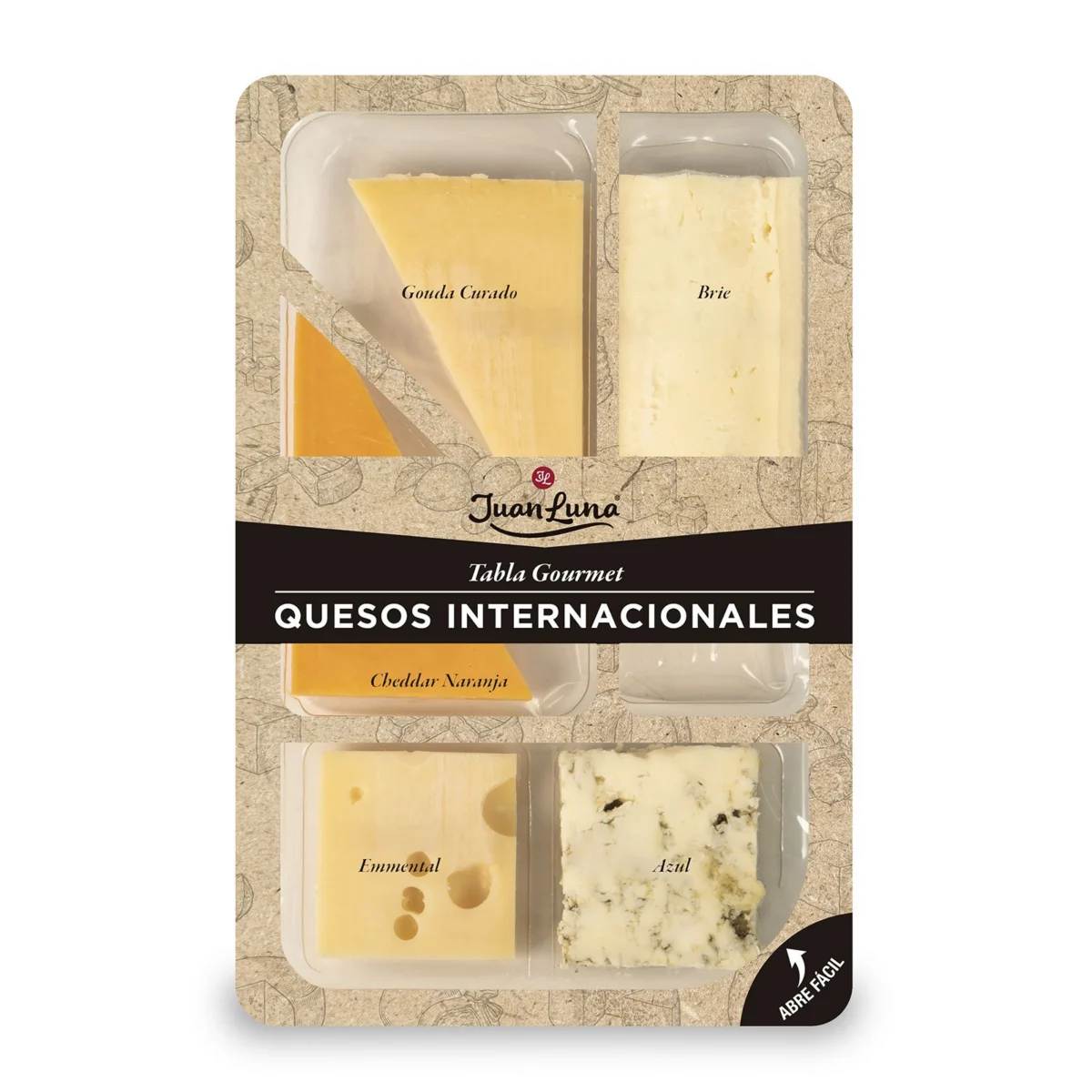 Tabla Gourmet Quesos Internacionales Juan Luna