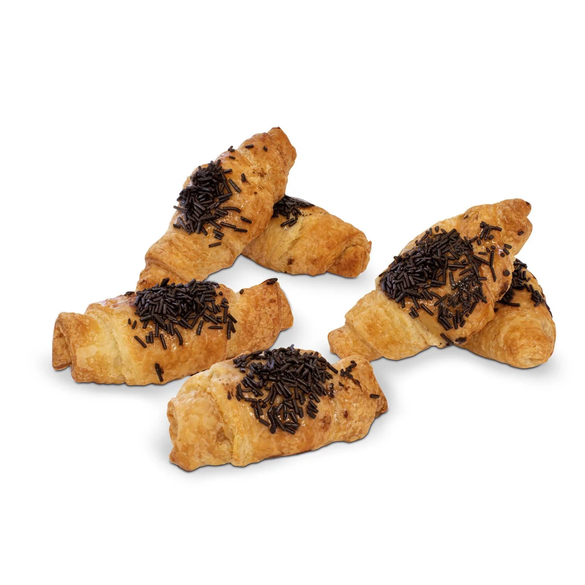 Minicroissants farcits de xocolata 6 unitats