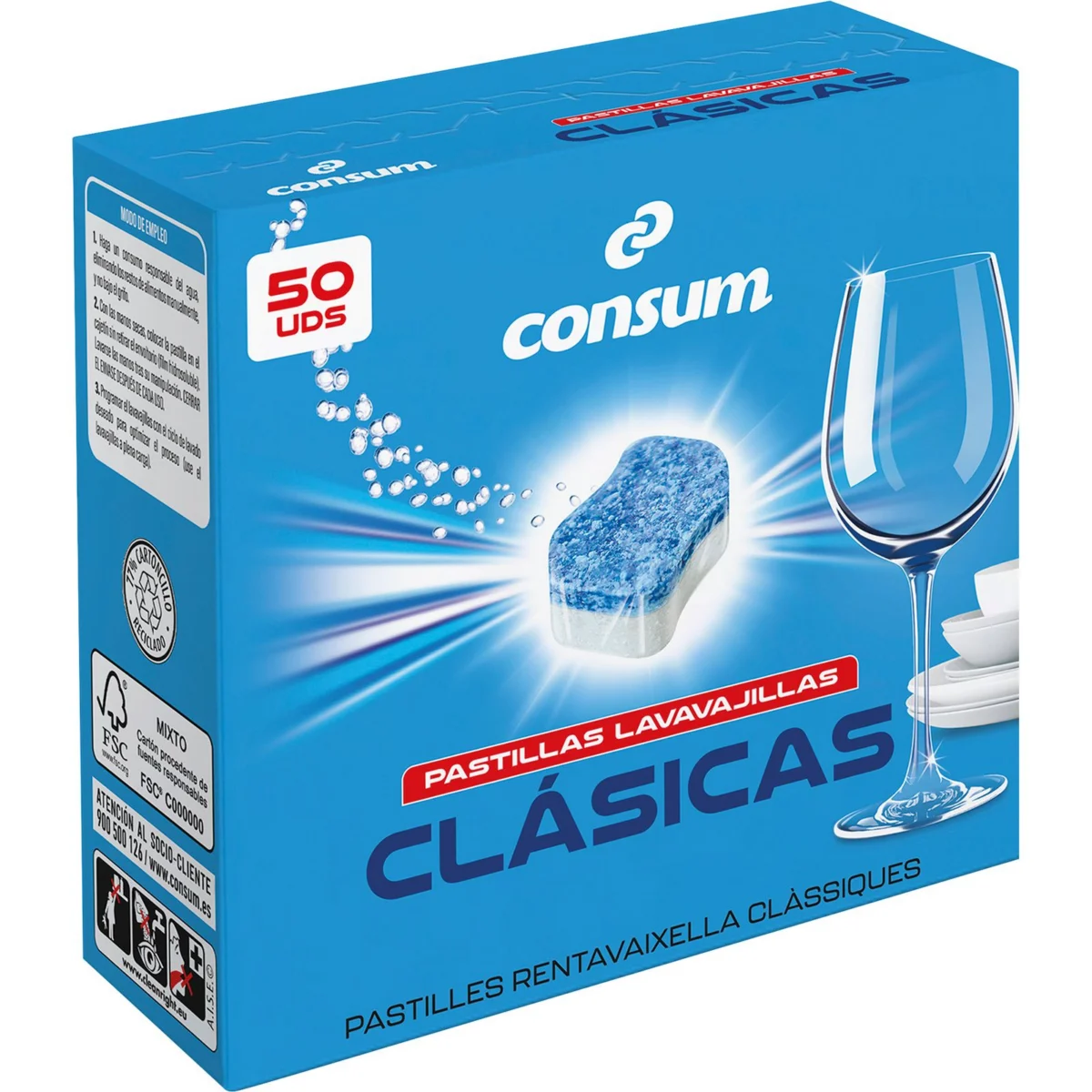 Tablettes lave-vaisselle classiques Consum