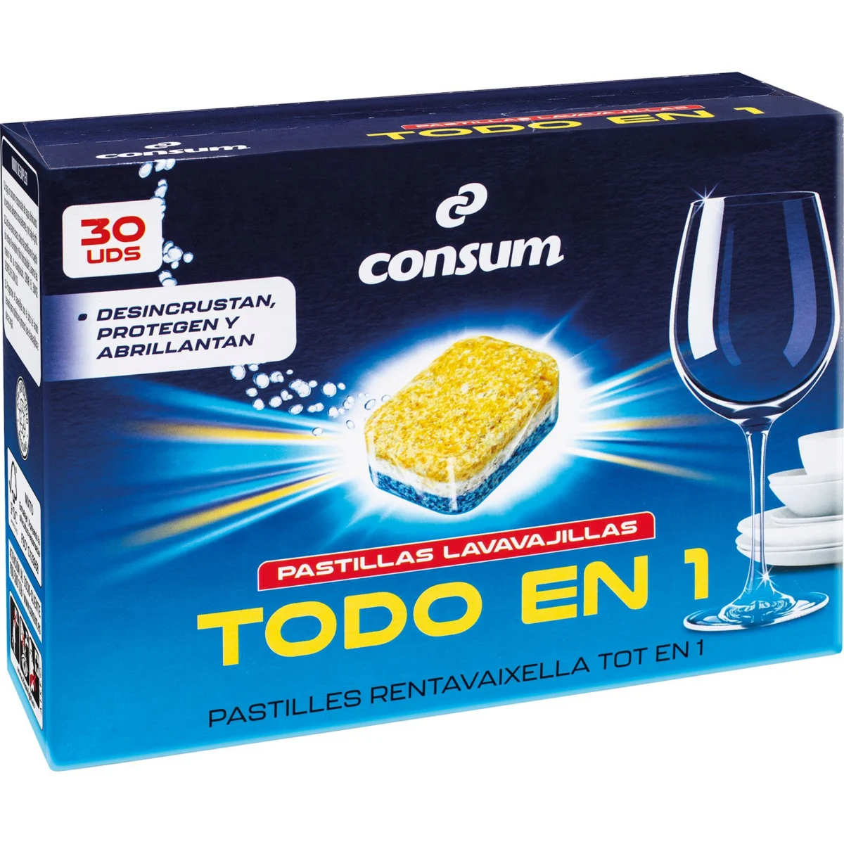 All-in-1 dishwasher tablets Consum