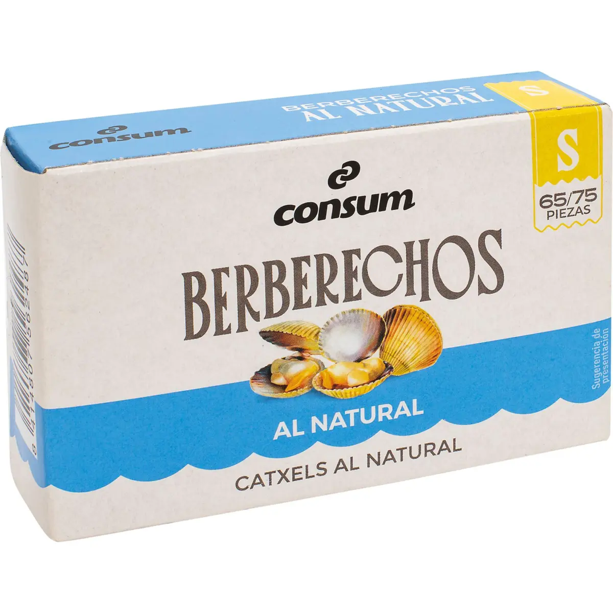 Escopinyes al natural, 65/75 peces Consum