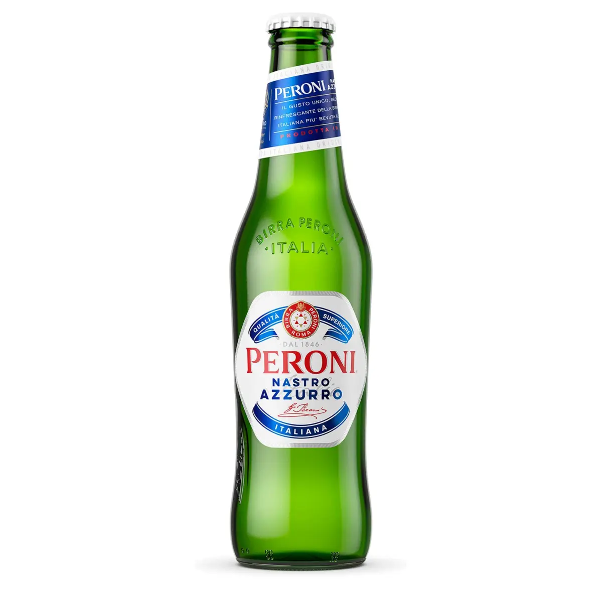 Italian beer Peroni, bottle