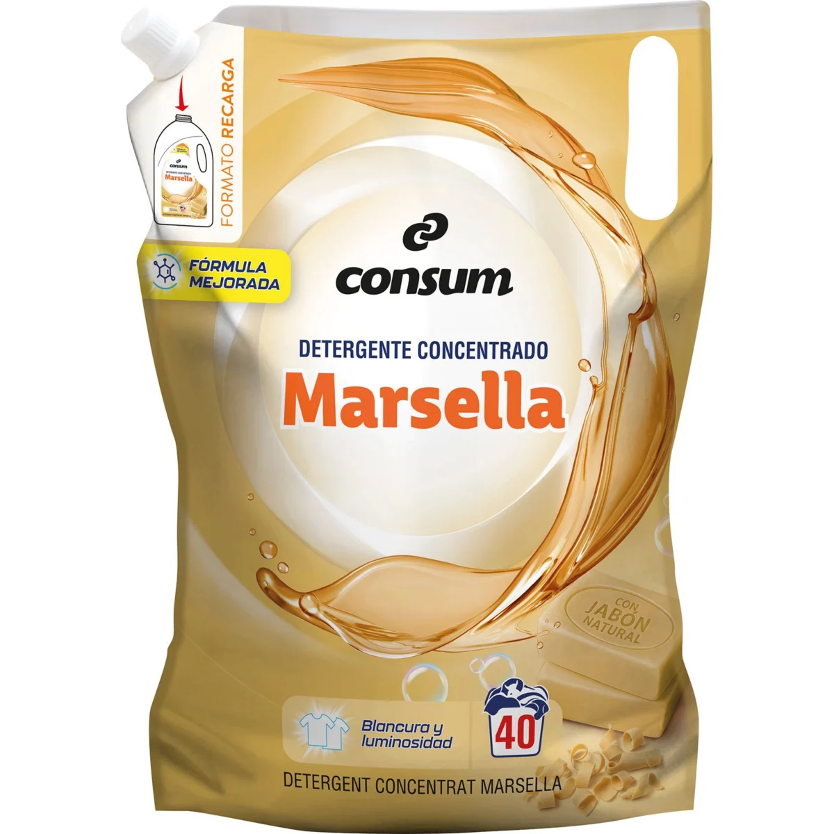 Detergente Líquido Marsella Rellenable Consum