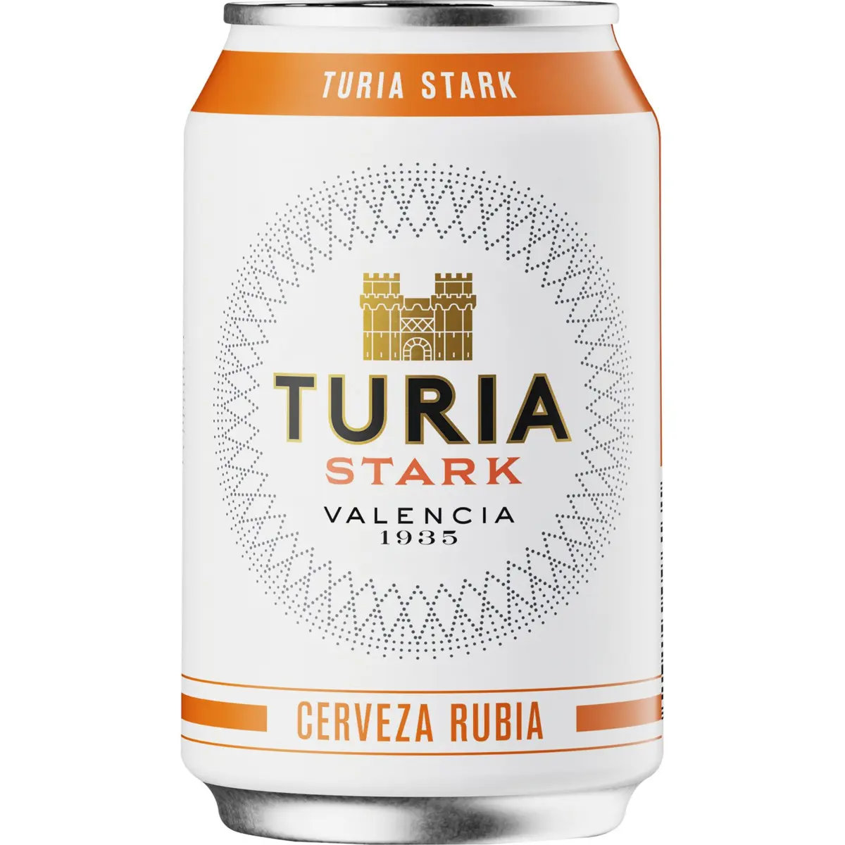 Cervesa rossa Turia Stark, llauna