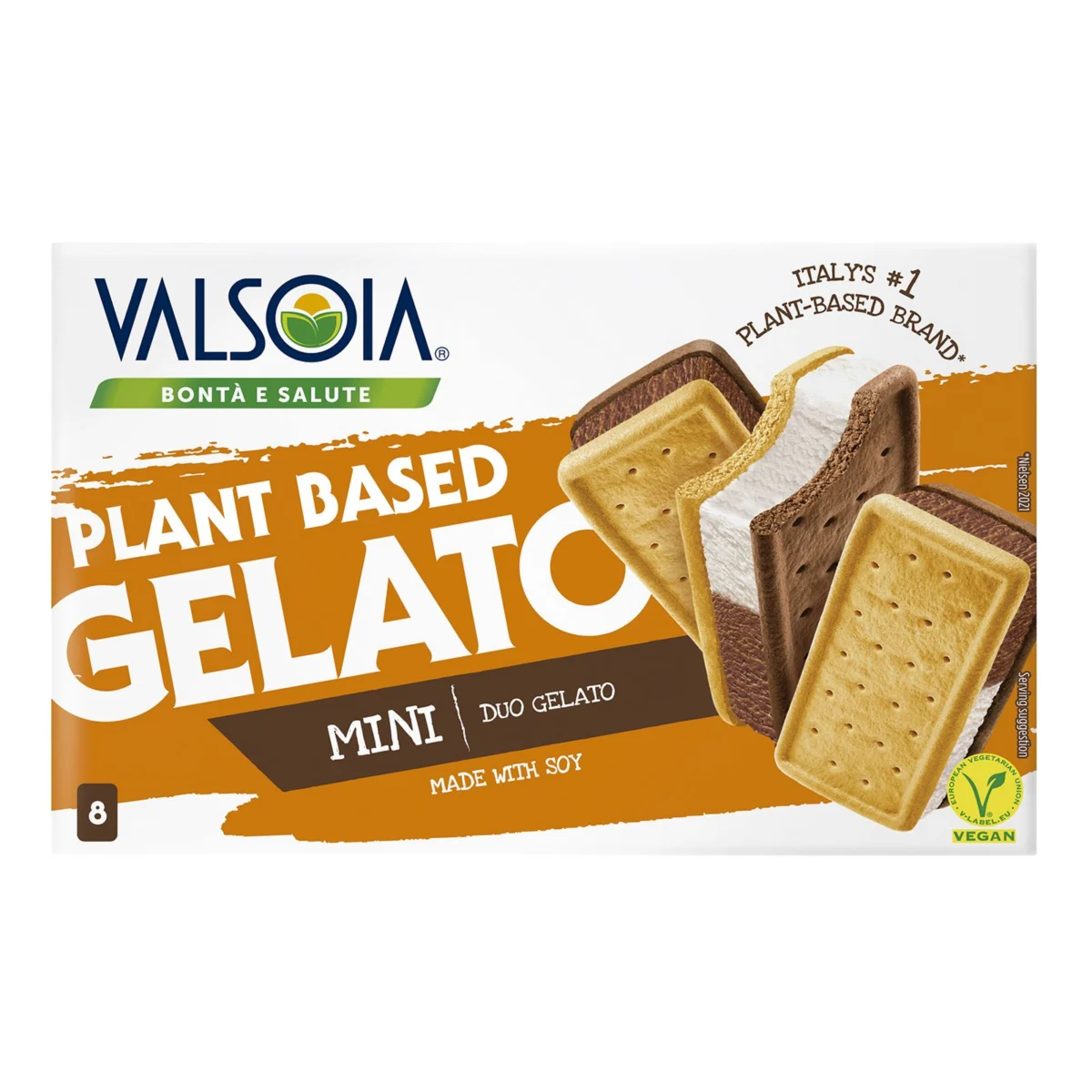 Veganer Mini-Sandwich Duo Valsoia