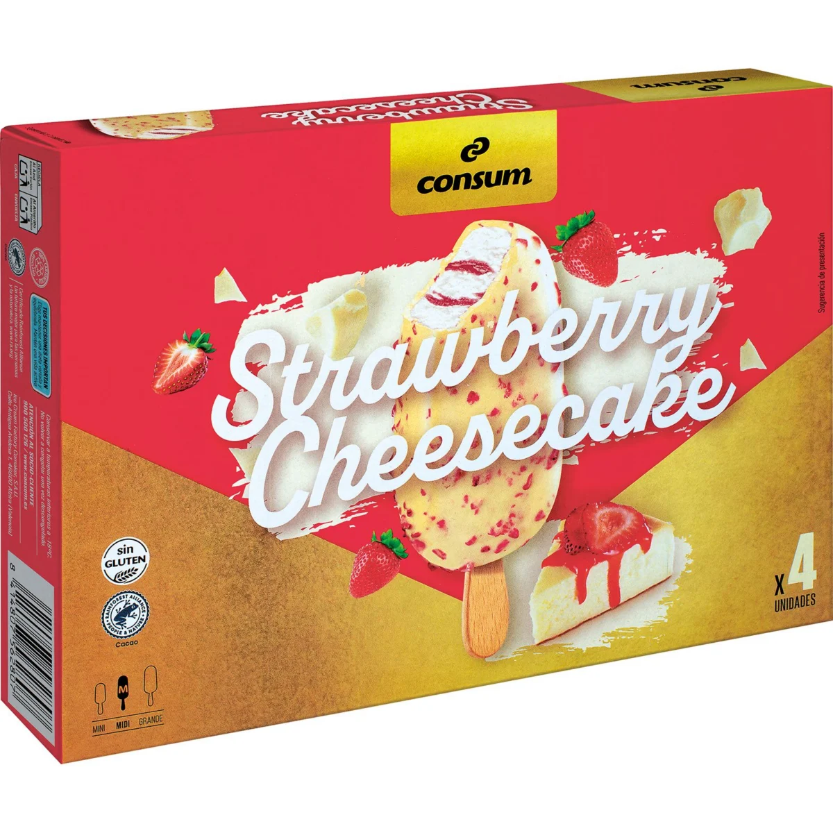 Bombon Cheesecake 4 unidades Consum