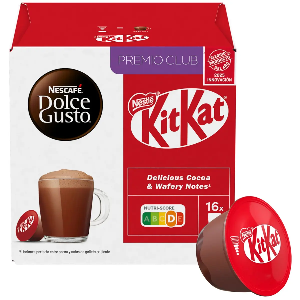Nestlé Kit Kat 16 Cápsulas Dolce Gusto