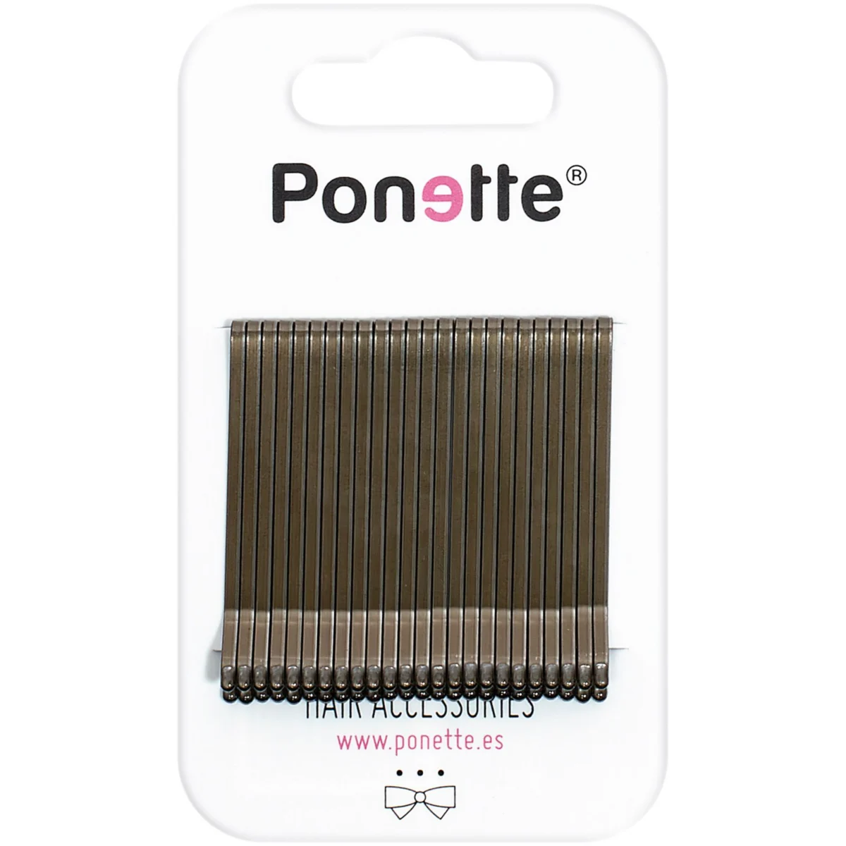 Flache Haarspange für blondes Haar Ponette