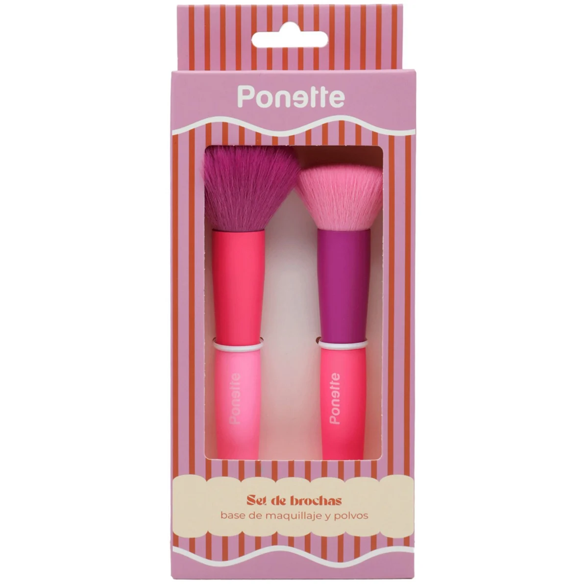 Makeup and Powder Brush Set Ponette