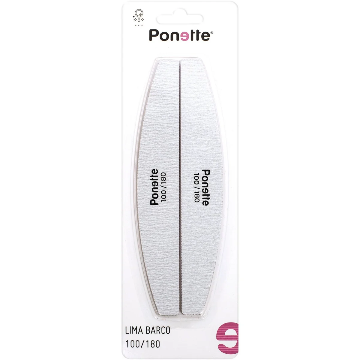 Lot de 2 limes en forme de bateau Ponette