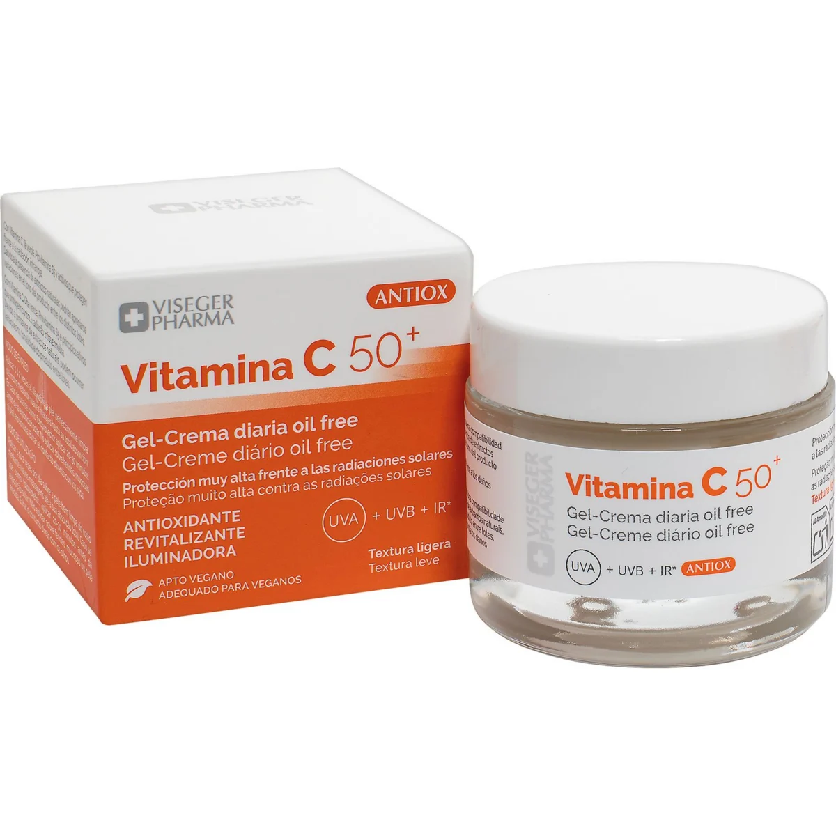 Gel-crème de jour FPS 50+ à la vitamine C Viseger Phar