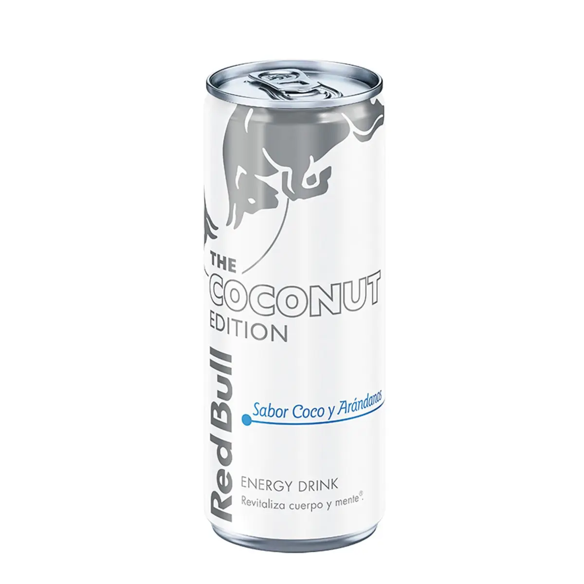 Beguda energètica de coco i nabius vermells Red Bull, llauna