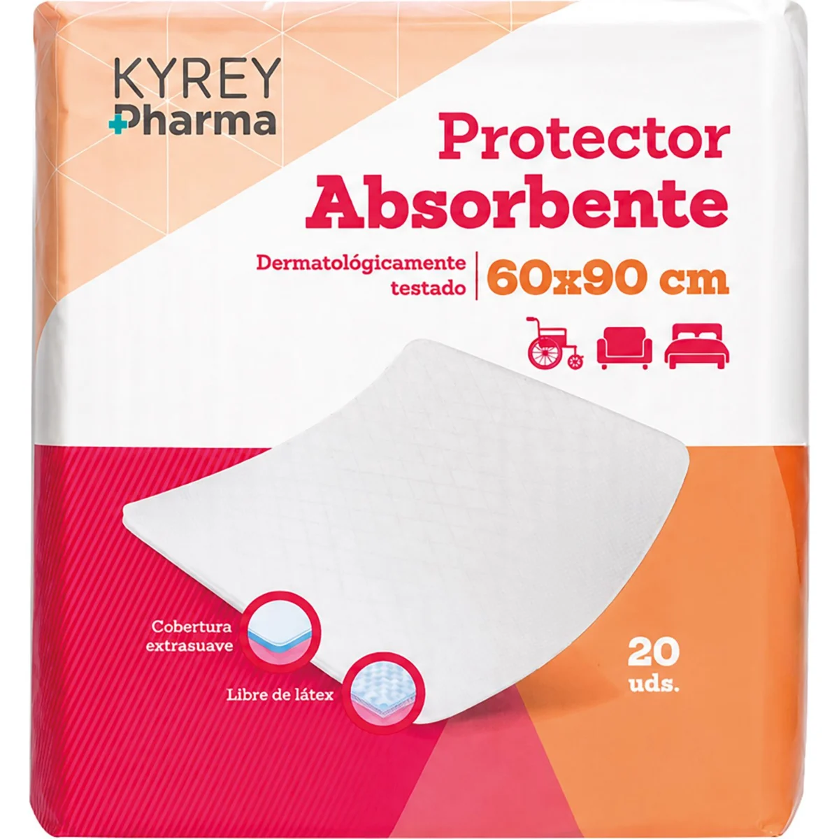 Alèse absorbante pour lit 60 x 90 cm Kyrey Pharma