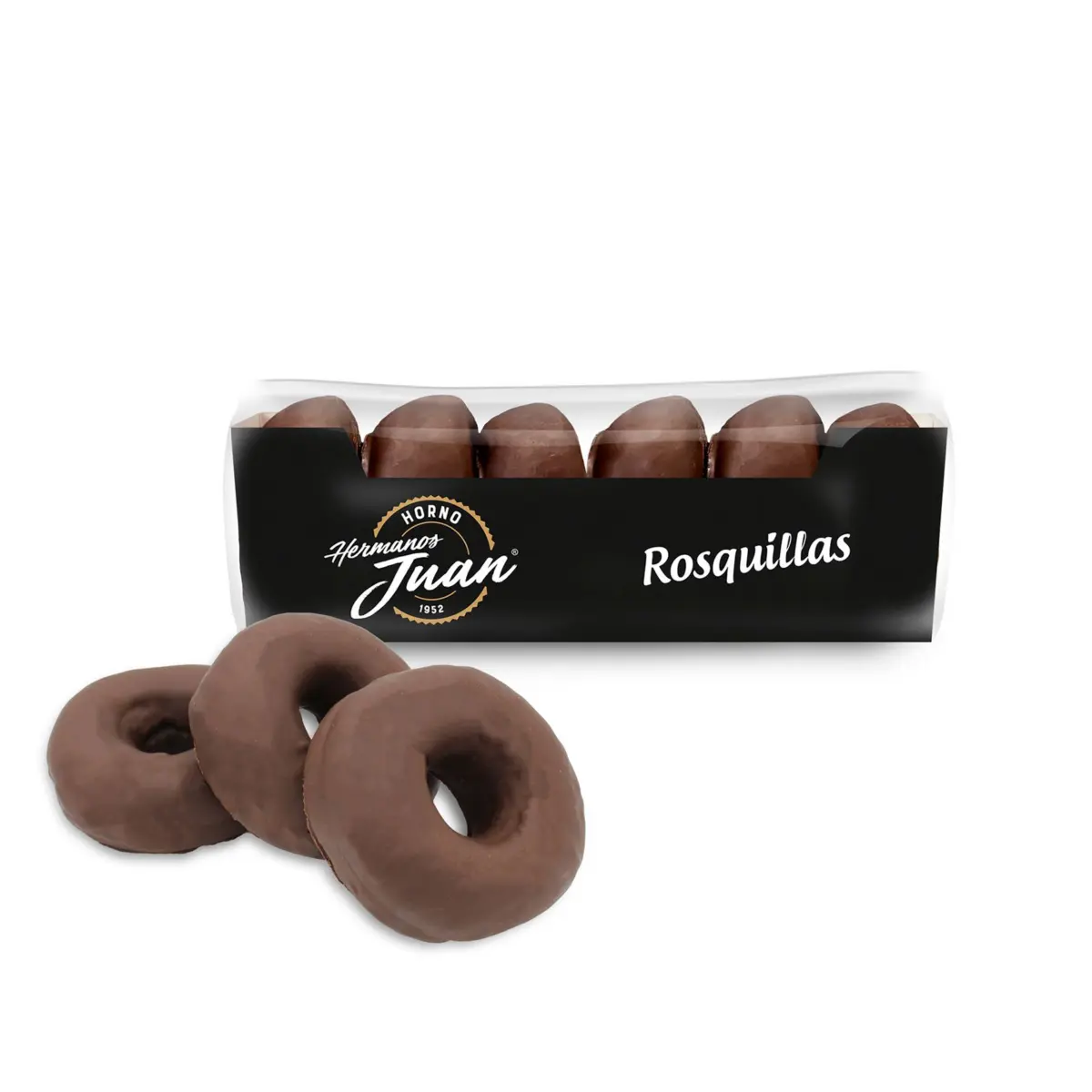 Rosquilles de xocolata, 6 unitats Hnos. Juan