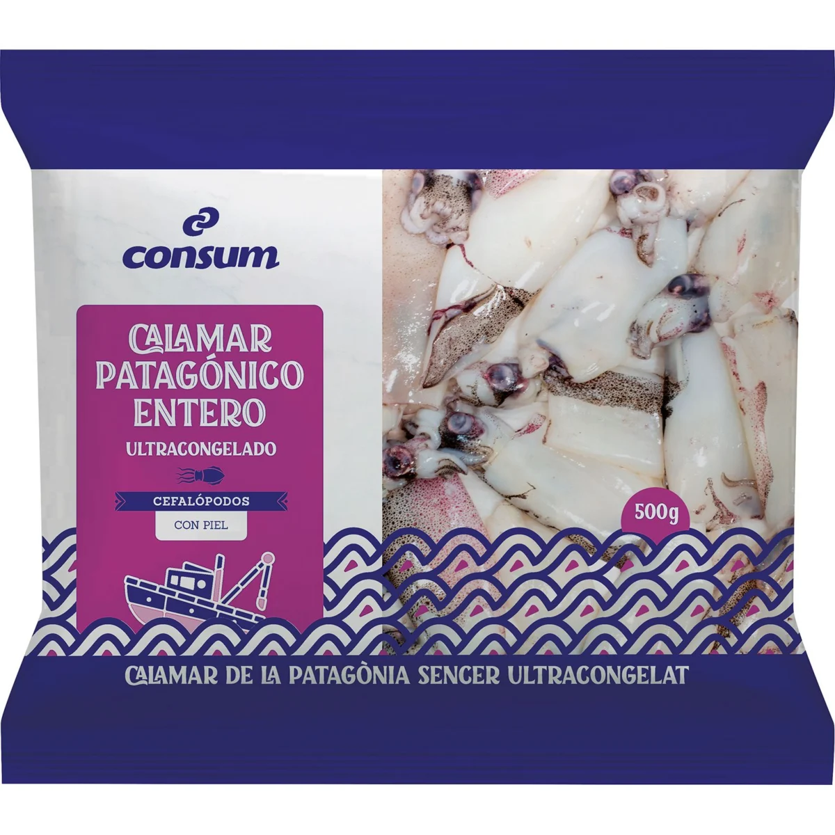 Calamar patagònic sencer Consum
