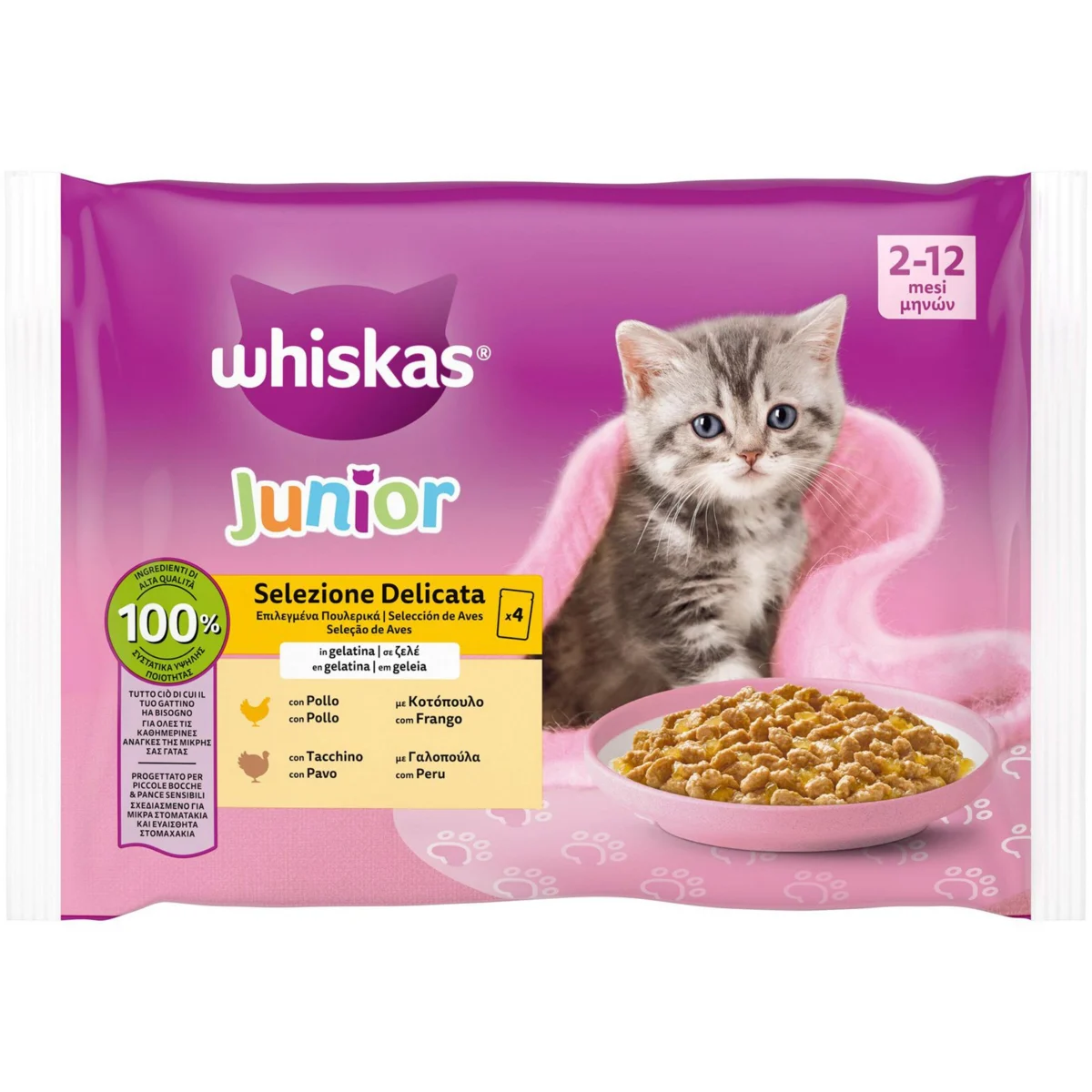 Comida Húmeda Gatos Core Aves Junior Whiskas
