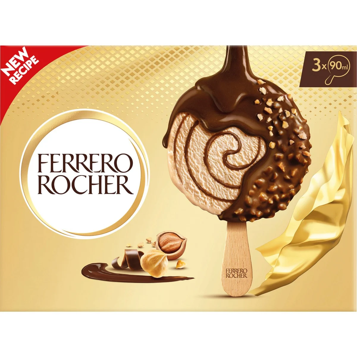 Bombón Rocher Classic 3 Unidades Ferrero