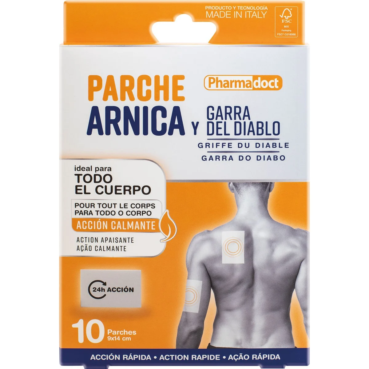 Schmerzpflaster mit Arnika Pharmadoct