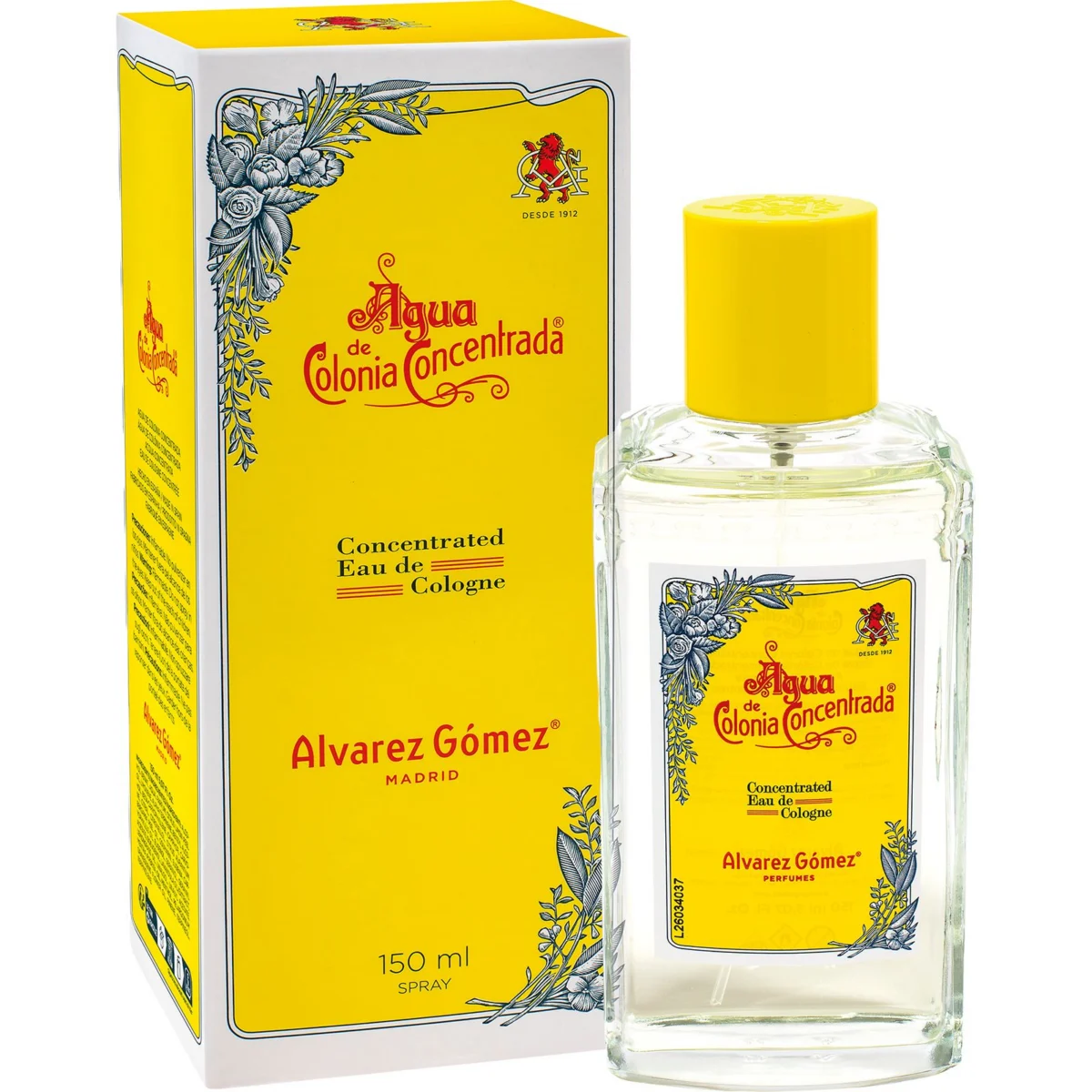 Eau de Cologne concentrée Alvarez Gome