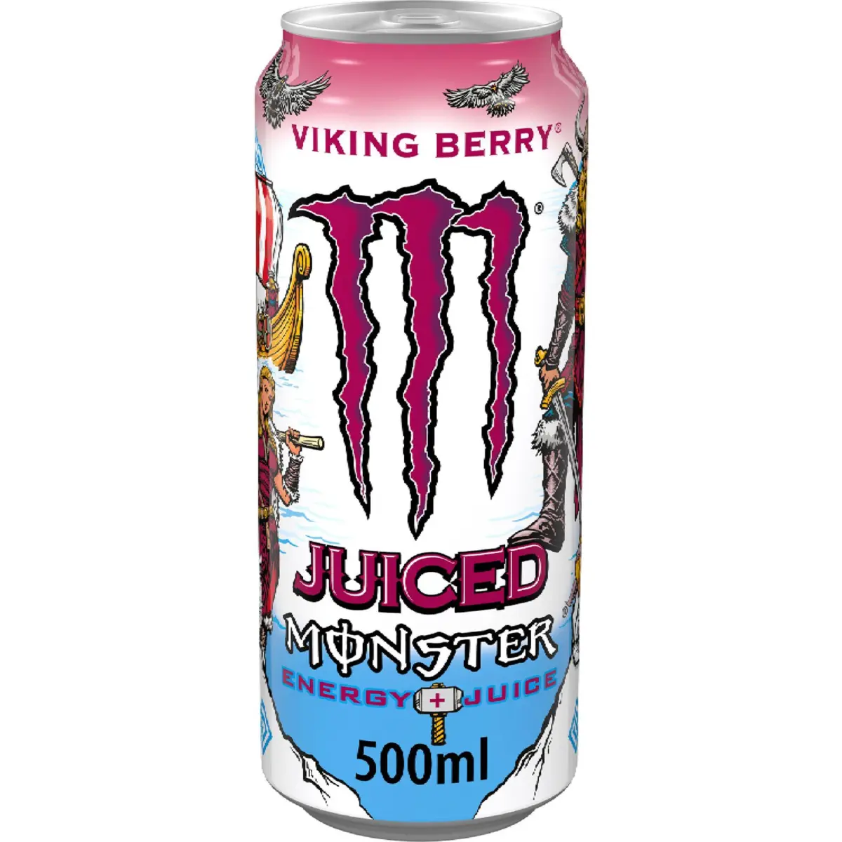 Viking Berry Monster Energy Drink, can