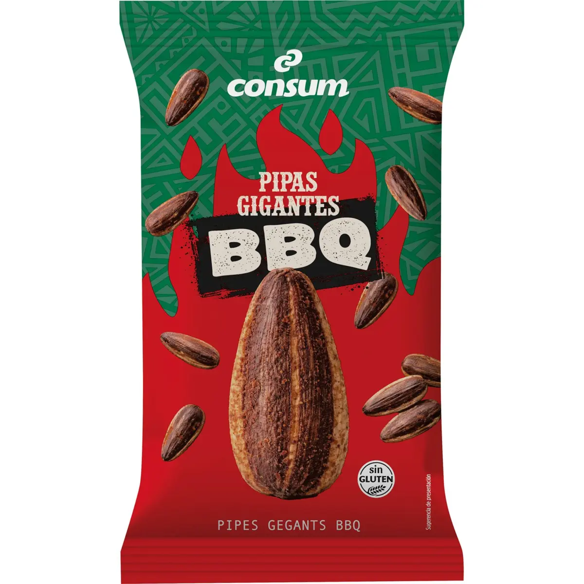 Graines de tournesol géantes saveur BBQ, sachet Consum