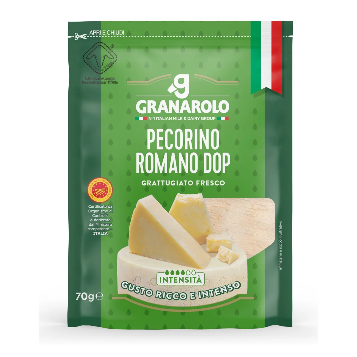 Formatge pecorino ratllat D.O.P Granarolo