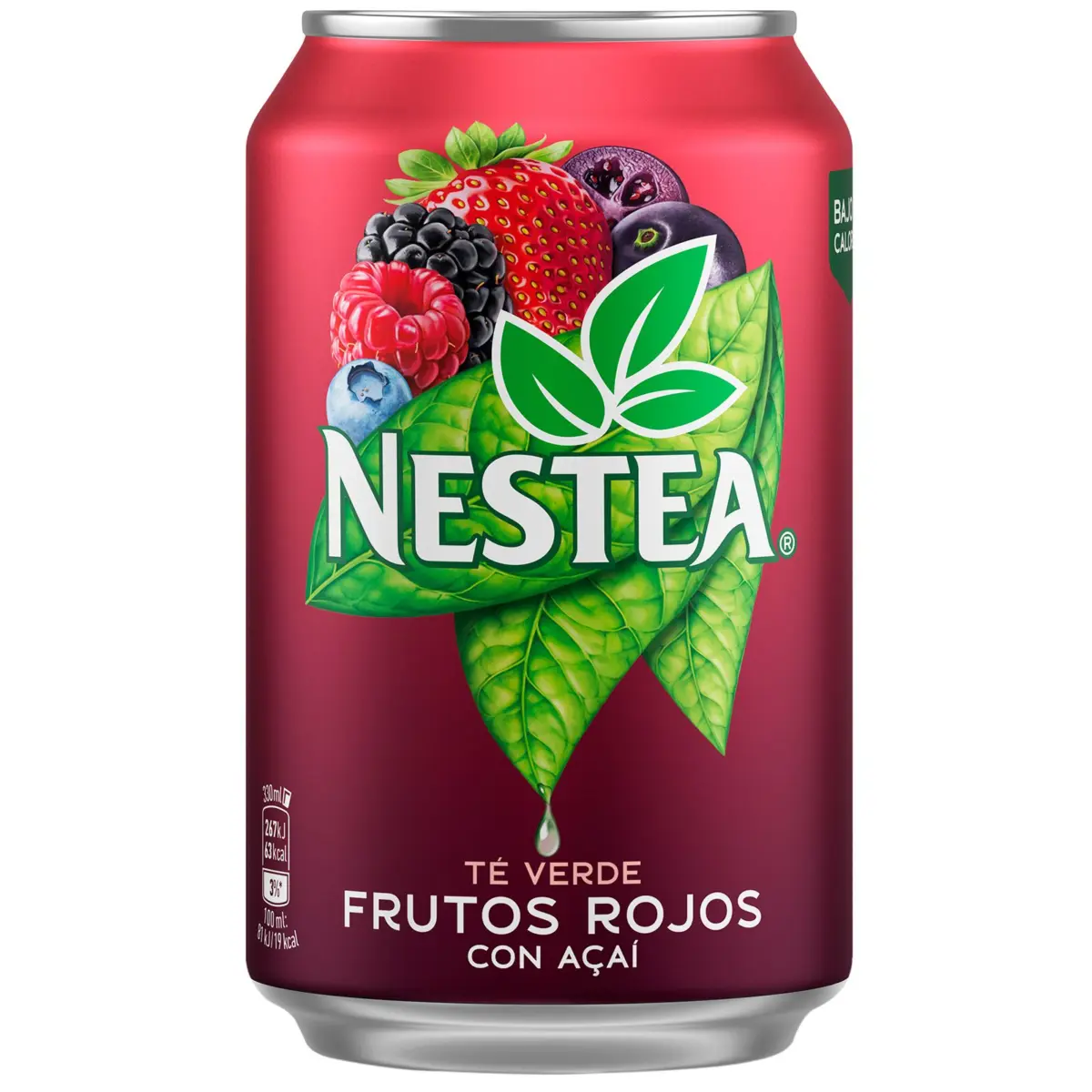 Red berry tea drink, can Nestea